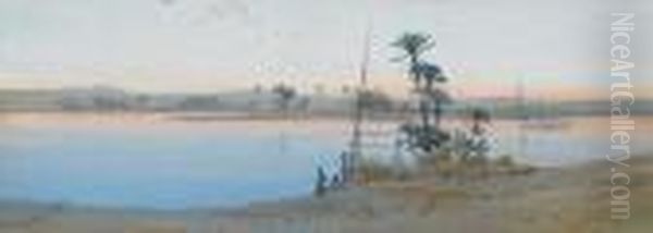 The Nile At Dusk - view 1
