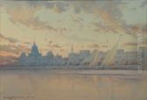 The Gate To The East (port Said) by Augustus Osborne Lamplough
