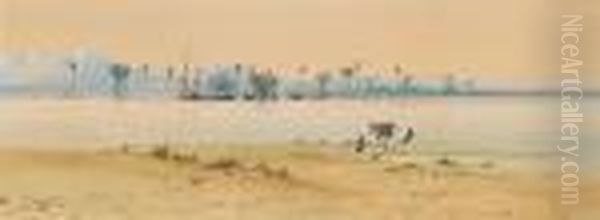 Scene On The Banks Of The Nile - view 1