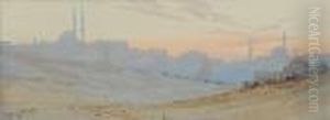Sunset Over Cairo by Augustus Osborne Lamplough