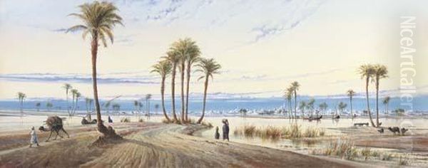 A View Of The Nile With A City In The Distance - view 1