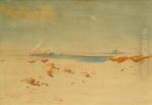 Arabdhows On The Nile by Augustus Osborne Lamplough