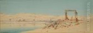 The Ruins At Kertassia by Augustus Osborne Lamplough