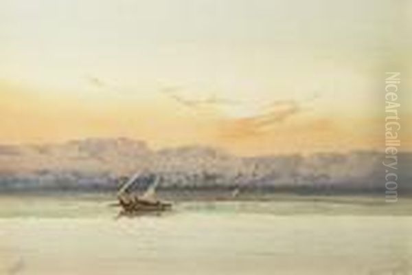 Sunset At Luxor - view 1