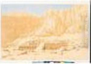 The Valley Of The Kings - The Temple Of Hatshepsut by Augustus Osborne Lamplough