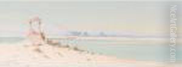 Ruins At Wady Karpassy Nubia; A Market Boat At Kous - view 1