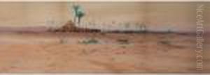 An Arab Encampment by Augustus Osborne Lamplough