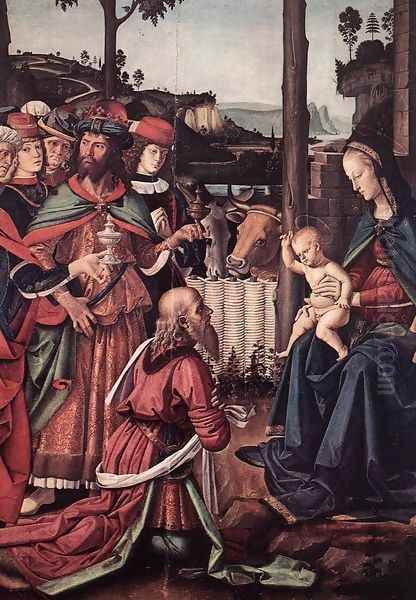 The Adoration of the Magi (detail) c. 1476 - view 1