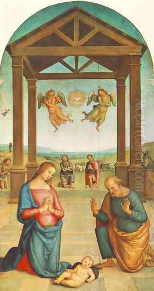 St Augustin Polyptych: The Presepio - view 1