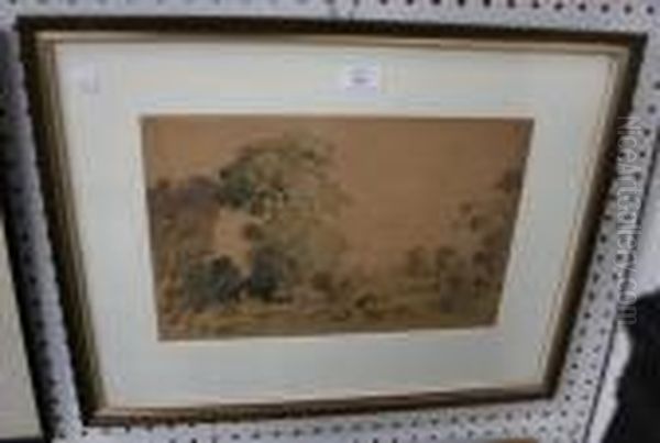 Landscape With Corn Stooks And Hay Cart - view 1
