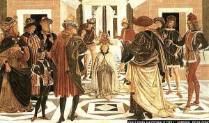 Story of S. Bernardino (detail) 1473 by Pietro Vannucci Perugino