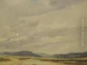 Landscape With Hills In The Distance by Percy Lancaster