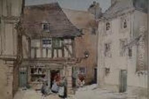 Normandy Village Street Scene Normandy Village Street Scene