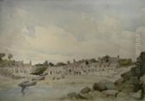 Fishing Village by Percy Lancaster