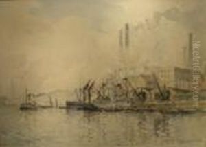 Thames Cargo by Percy Lancaster