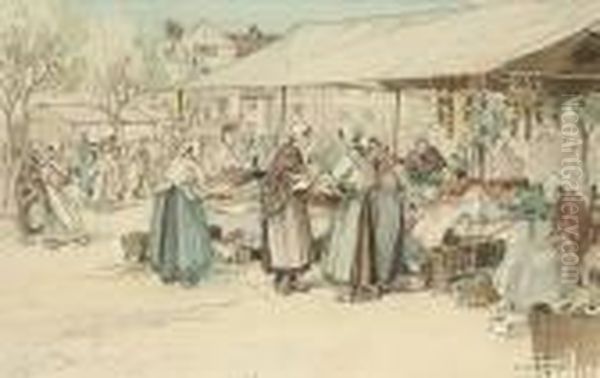 French Market Scene - view 1