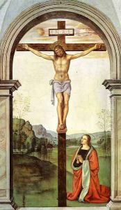 Detail of the Deposition by Pietro Vannucci Perugino