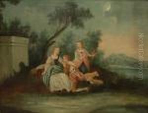 Scene Galante by Nicolas Lancret