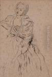 Femme Assise by Nicolas Lancret