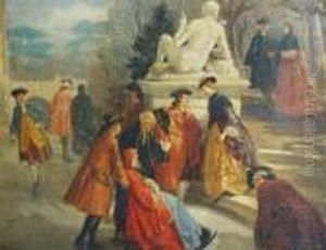 The Skating Party by Nicolas Lancret
