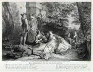 Les Charmes De La Conversation by Nicolas Lancret