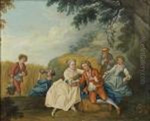 La Taquine by Nicolas Lancret