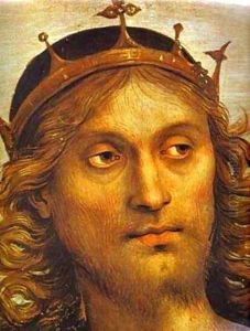 The Almighty With Prophets And Sybils (Detail) 2 1500 by Pietro Vannucci Perugino