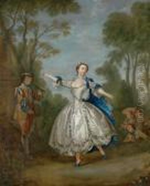 Ballerina And Musicians - view 1