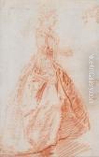 Jeune Femme Vue De Profil Vers La Droite, Une Etude De Visage - view 1