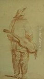 Pierrot With A Guitar by Nicolas Lancret