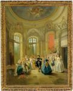 Une Fete Galante by Nicolas Lancret