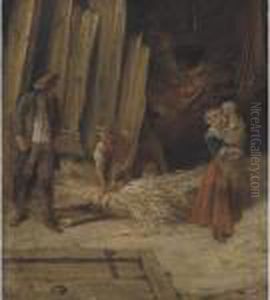Country Kitchen by Nicolas Lancret