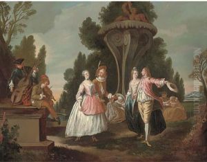 A Fete Champetre by Nicolas Lancret