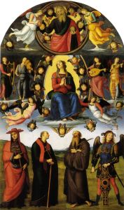 The Assumption Of The Virgin With Saints 1500 by Pietro Vannucci Perugino