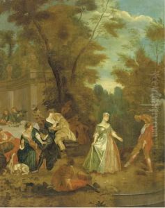 A Fete Champetre by Nicolas Lancret