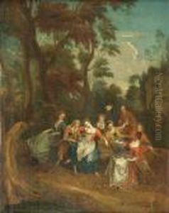 Fete Galante by Nicolas Lancret