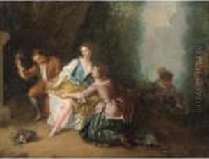 A Fete Champetre by Nicolas Lancret