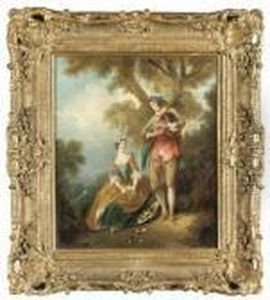A Fete Galante by Nicolas Lancret