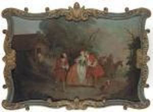 A Fete Galante by Nicolas Lancret