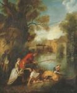 'l'eau' by Nicolas Lancret