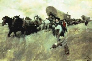 The Connecticut Settlers Entering the Western Reserve