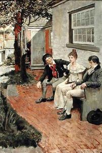 A Sailors Sweetheart, from By Land and Sea by Howard Pyle, published in Harpers Monthly Magazine, December 1895 by Howard Pyle