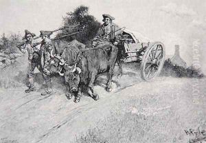 Bringing the Powder to Bunker Hill by Howard Pyle