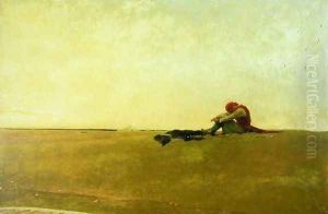 Marooned, 1909 by Howard Pyle