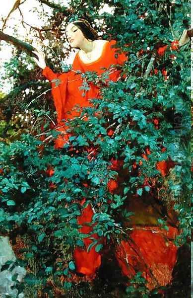So for a heart-beat she saw him, from The Fox Brush by James Branch Cabell 1879-1958, published in Harpers Monthly Magazine, August 1905 - view 1