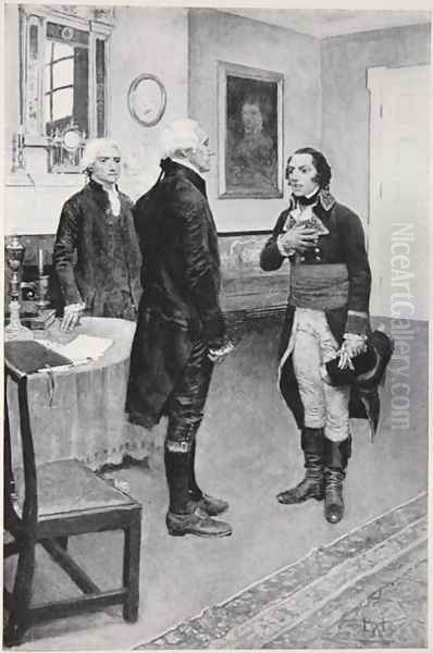 Citizen Genet formally presented to Washington, April 19th 1793 - view 1