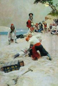 Which Shall Be Captain, from The Buccaneers, published in Harpers Monthly Magazine, 1911