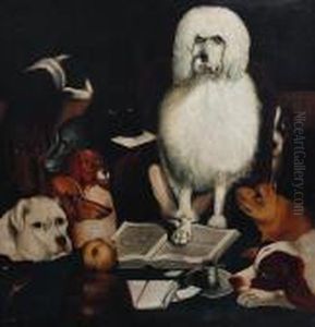 Laying Down The Law by Sir Edwin Henry Landseer
