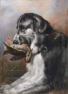 Hound With Snipe by Sir Edwin Henry Landseer