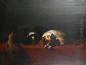 The Cavalier's Pets by Sir Edwin Henry Landseer